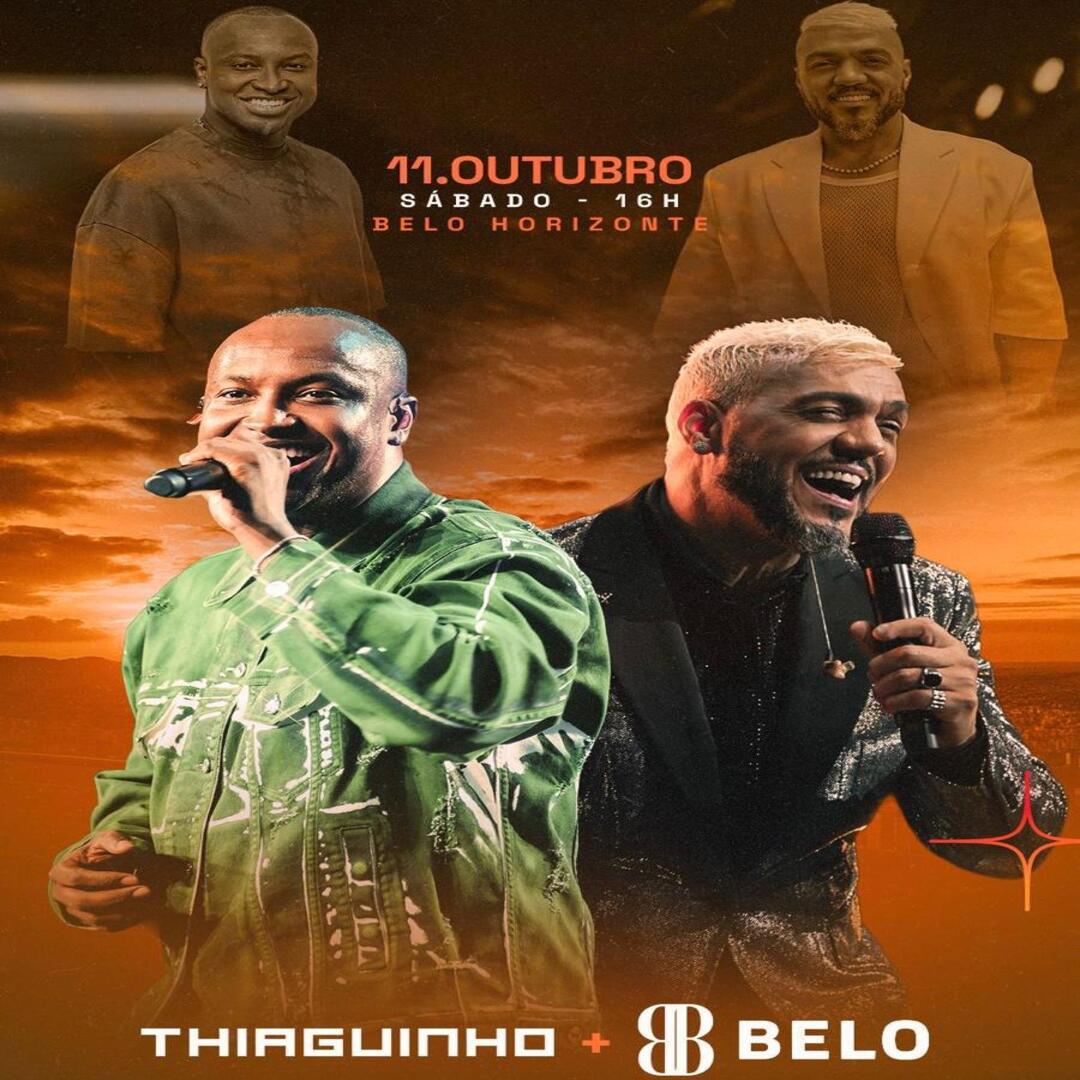 INGRESSOS THIAGUINHO TH E BELO DESCONTO CUPOM CODIGO BH BELO HORIZONTE O ENCONTRO