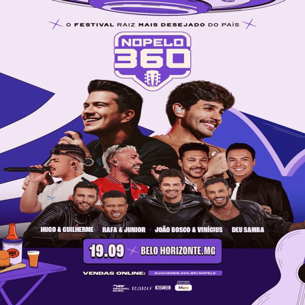 NO PELO 360 COM HUGO E GUILHERME CUPOM CODIGO DE DESCONTO COMPRAR INGRESSO NO PELO COM RAFA E JUNIOR, JOAO BOSCO E VINICIUS, DEU SAMBA