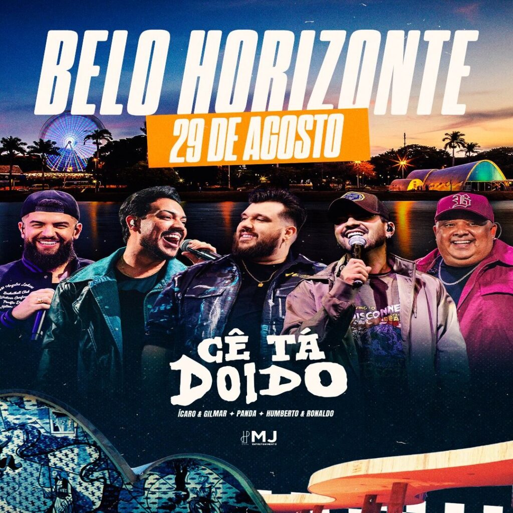 INGRESSOS COM CODIGO E CUPOM DE DESCONTO PARA CE TA DOIDO BH BELO HORIZONTE, ICARO E GILMAR, PANDA, HUMBERTO E RONALDO